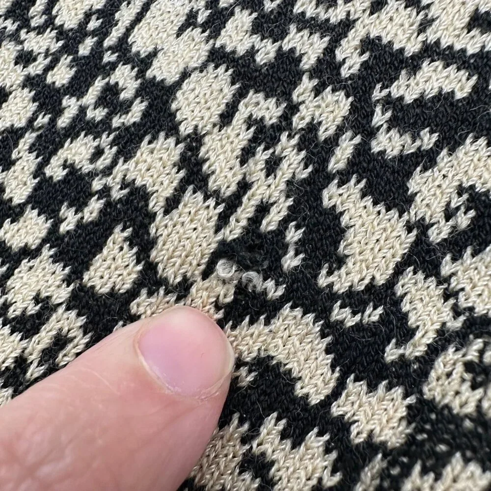 Vintage St John Collection Santana Knit Jacket Snakeskin Print Blazer Size 6 USA - Picture 11 of 12